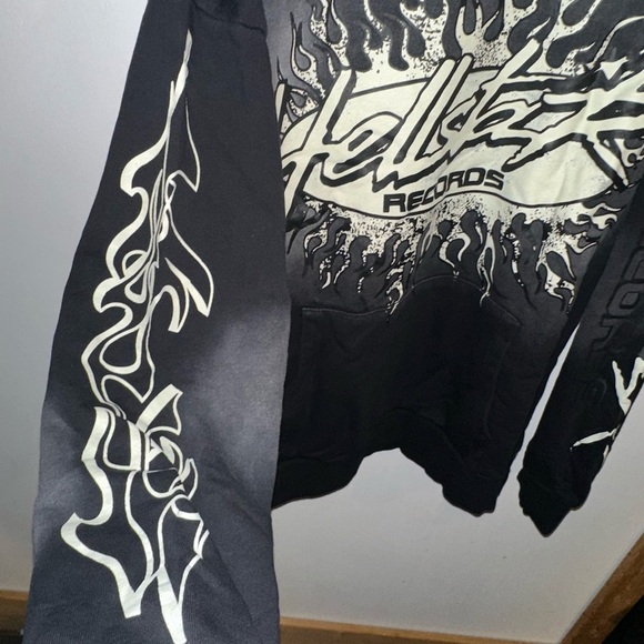 Hellstar Black and White Graphic Hoodie - Picture 2 of 4